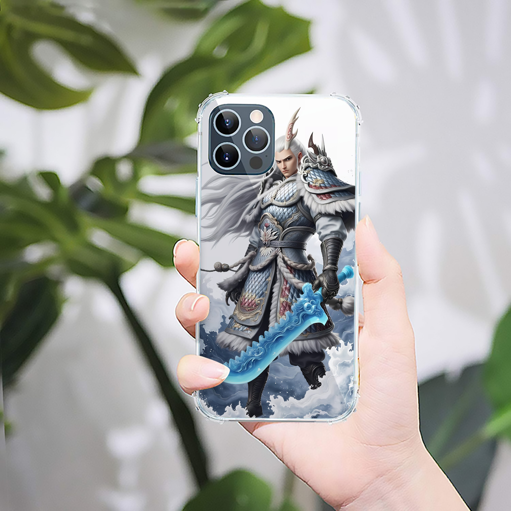 （画像用） Ne Zha 2 ナタ 魔童の大暴れ 【iPhone 12シリーズ対応】透明スマホケース（クリアソフトケース）